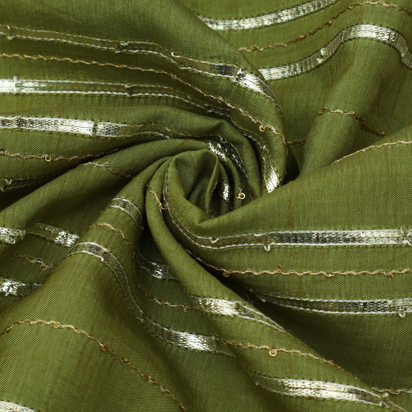 Slub Silk Gota Work Fabric