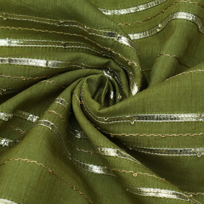 Slub Silk Gota Work Fabric