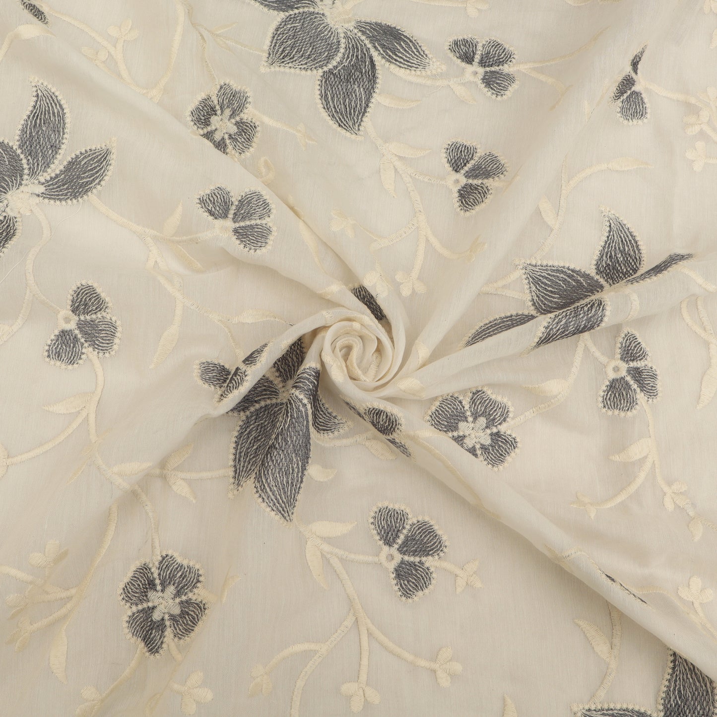 Chanderi Embroidery Fabric