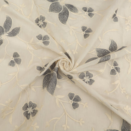 Chanderi Embroidery Fabric