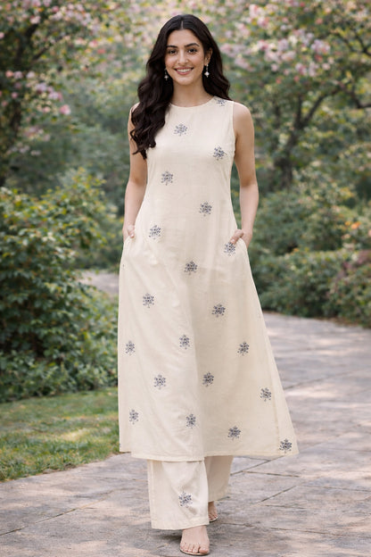 Chanderi Embroidery Fabric