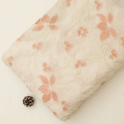 Chanderi Embroidery Fabric