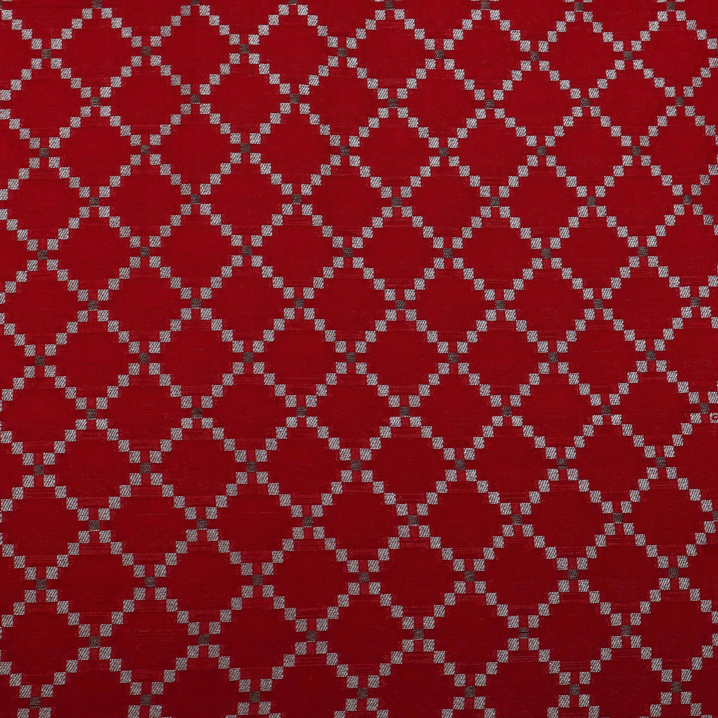 Red Color Brocade Fabric