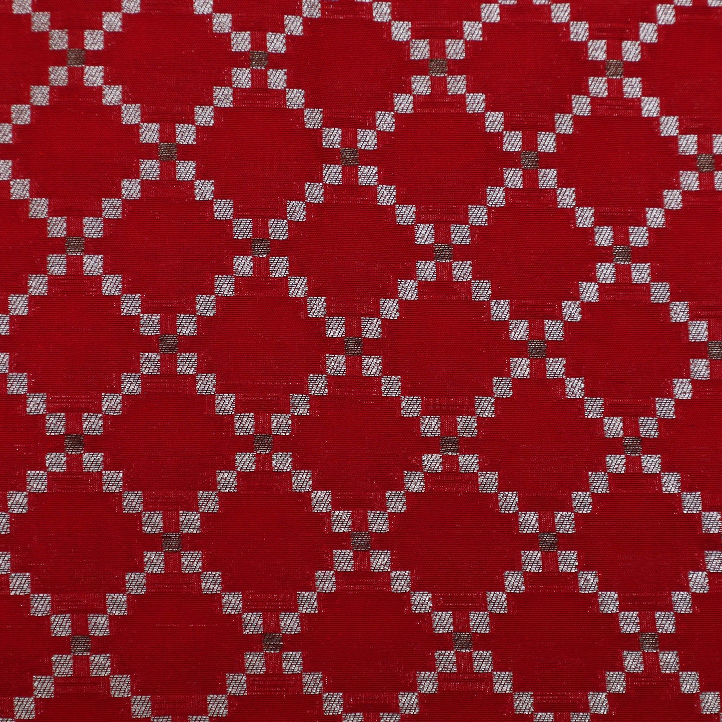 Red Color Brocade Fabric