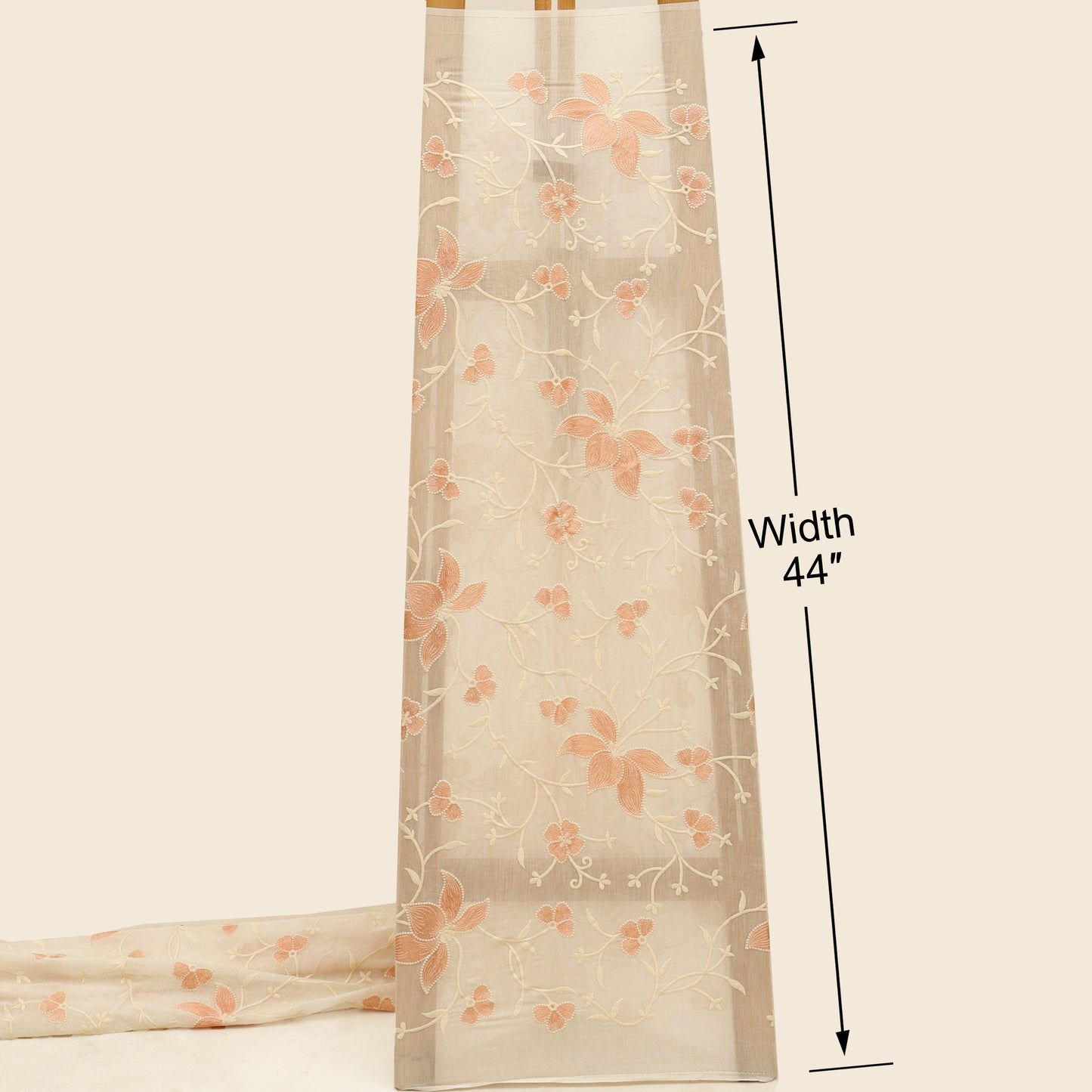 Chanderi Embroidery Fabric