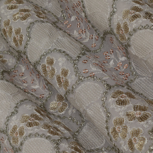 Georgette Embroidery Fabric