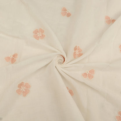 Chanderi Embroidery Fabric