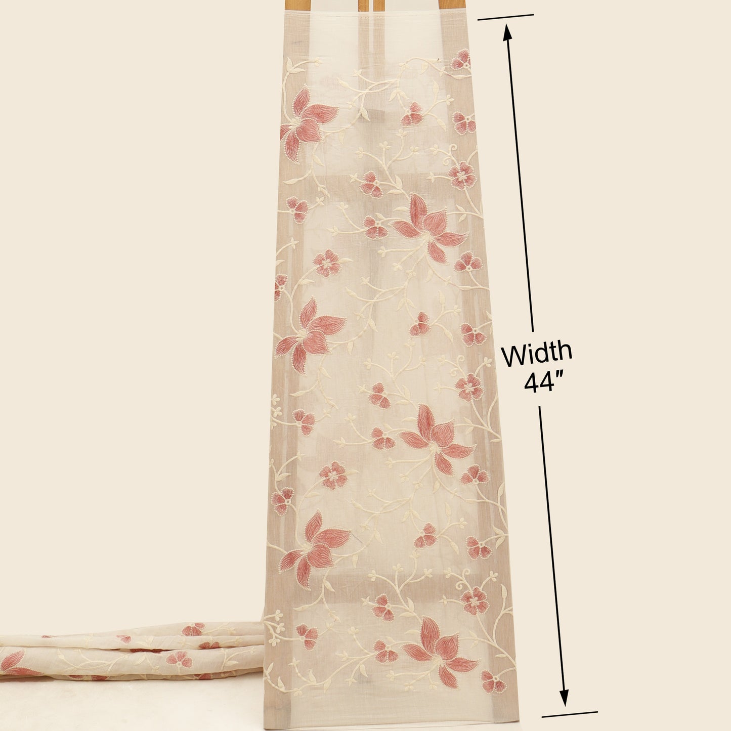 Chanderi Embroidery Fabric