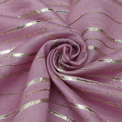 Slub Silk Gota Work Fabric