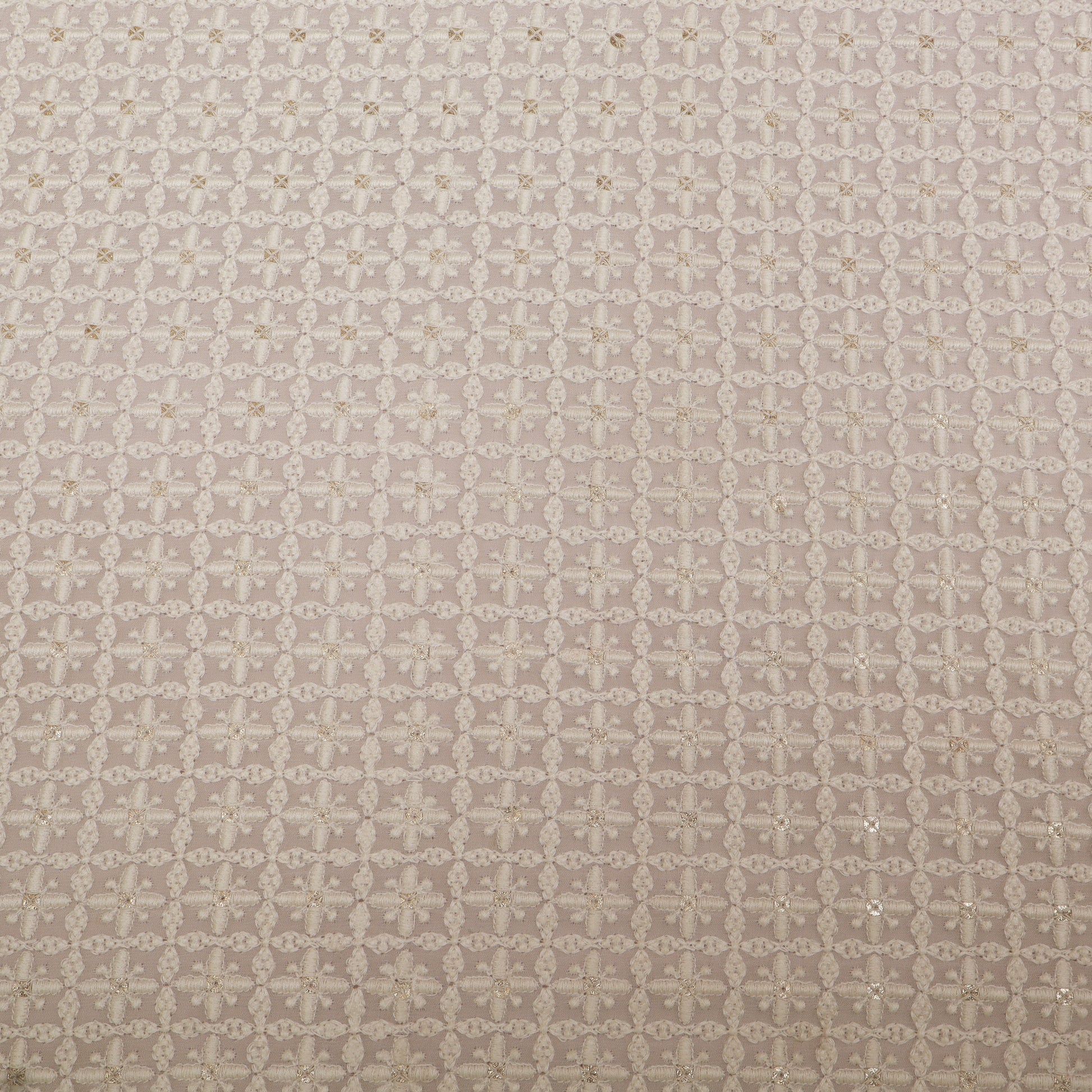 Textured fabric pattern with a subtle geometric design on a beige background