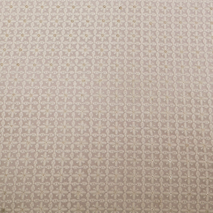Textured fabric pattern with a subtle geometric design on a beige background