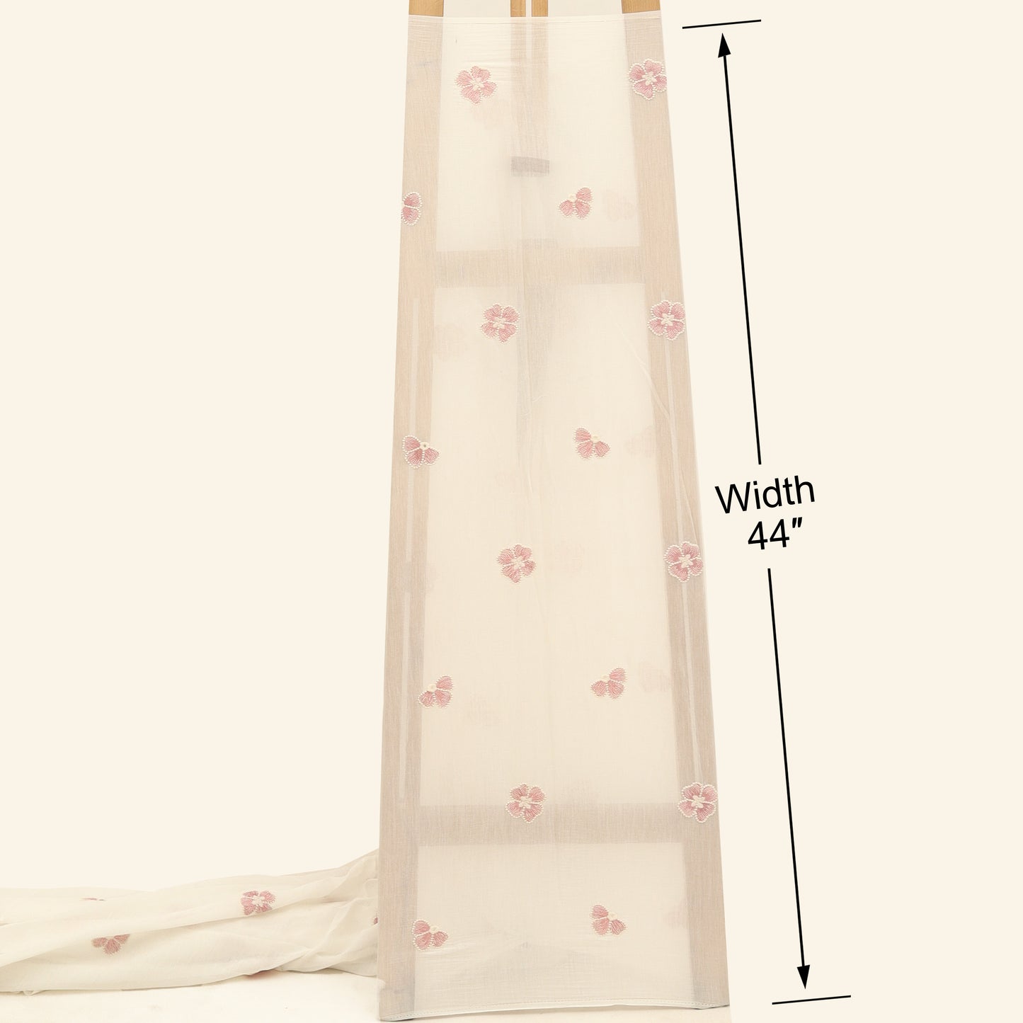Chanderi Embroidery Fabric