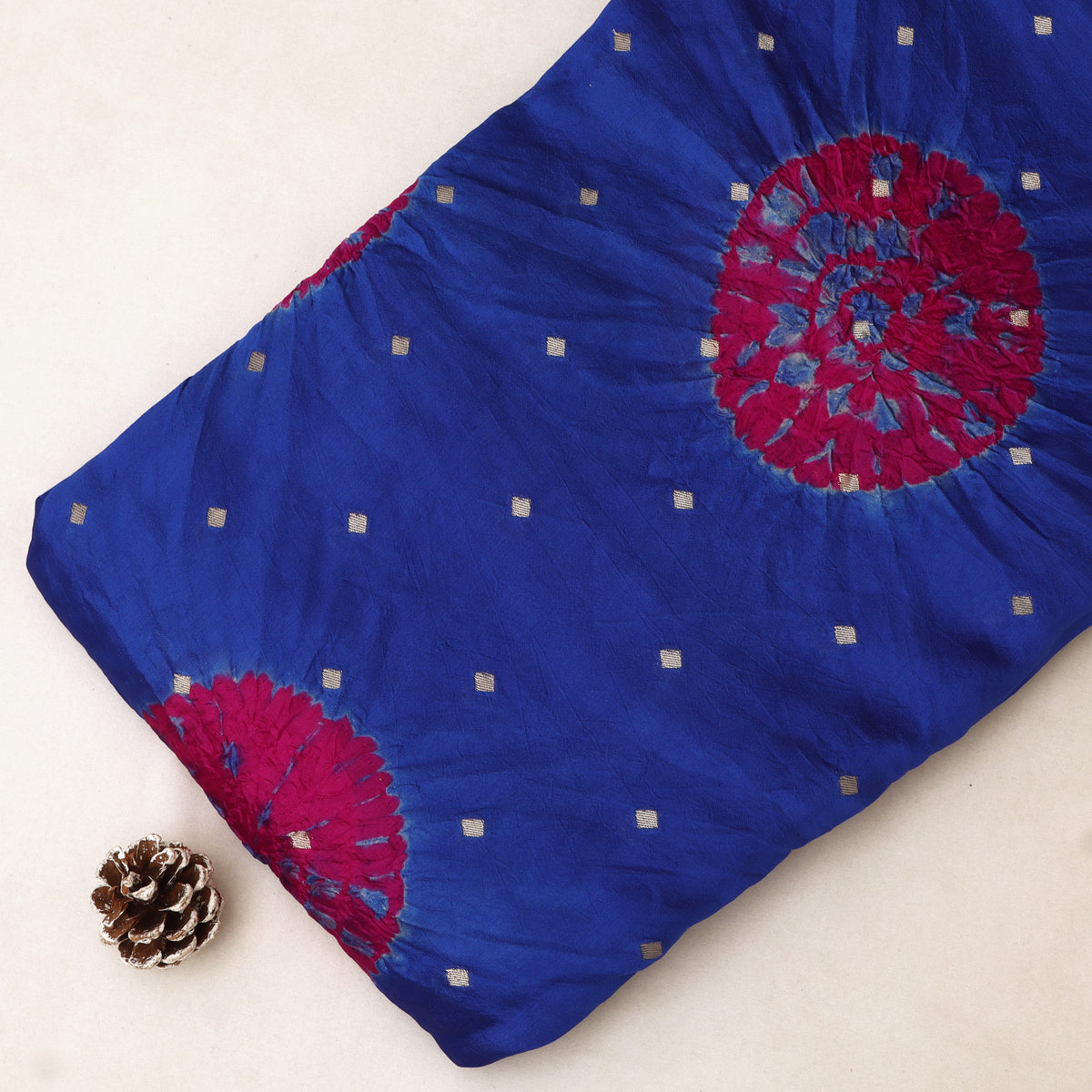 Pure Bandhani Brocade Fabric