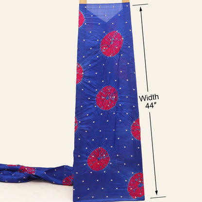 Pure Bandhani Brocade Fabric