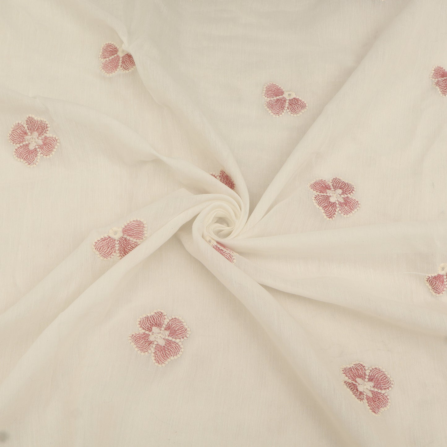 Chanderi Embroidery Fabric