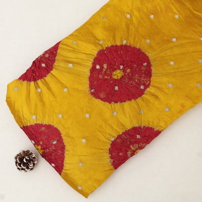 Pure Bandhani Brocade Fabric