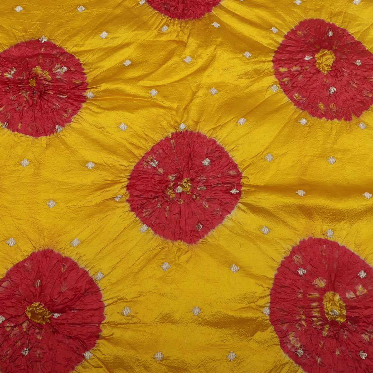 Pure Bandhani Brocade Fabric