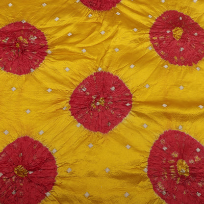 Pure Bandhani Brocade Fabric