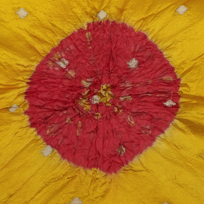 Pure Bandhani Brocade Fabric
