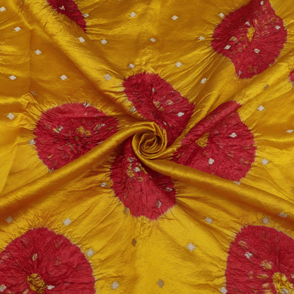 Pure Bandhani Brocade Fabric