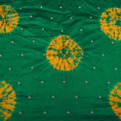 Pure Bandhani Brocade Fabric