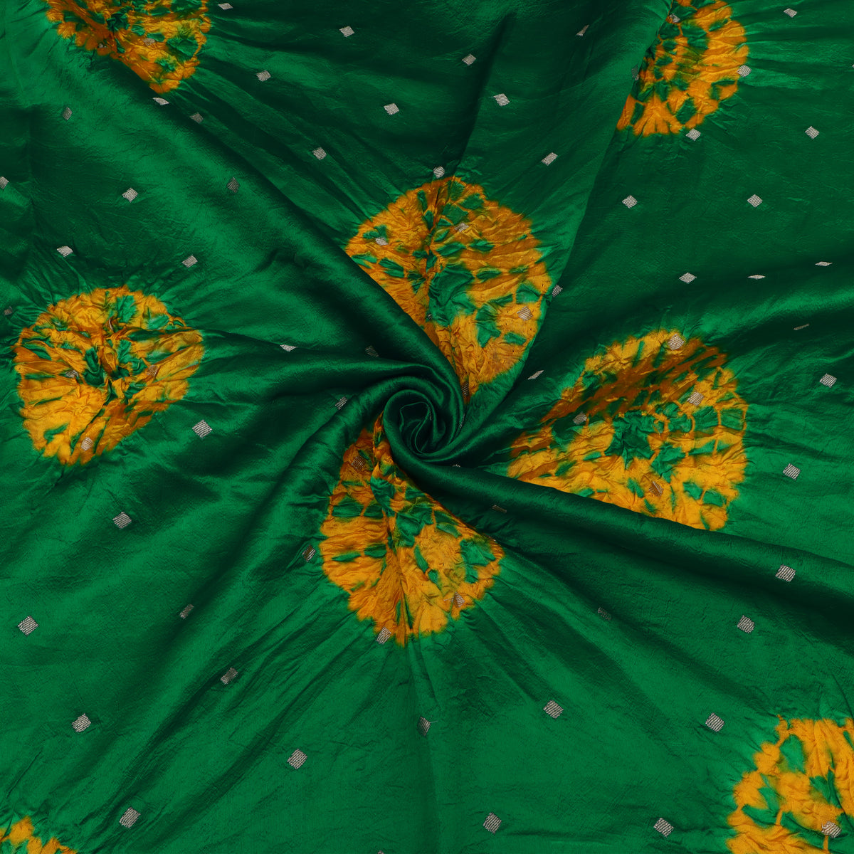 Pure Bandhani Brocade Fabric