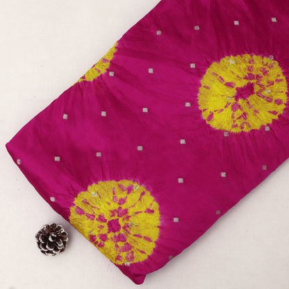 Pure Bandhani Brocade Fabric