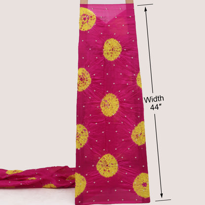 Pure Bandhani Brocade Fabric