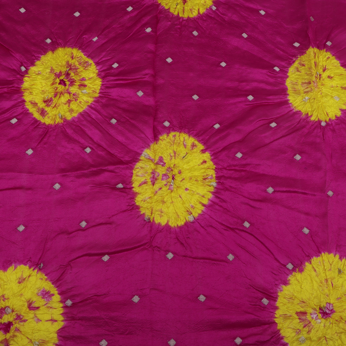 Pure Bandhani Brocade Fabric