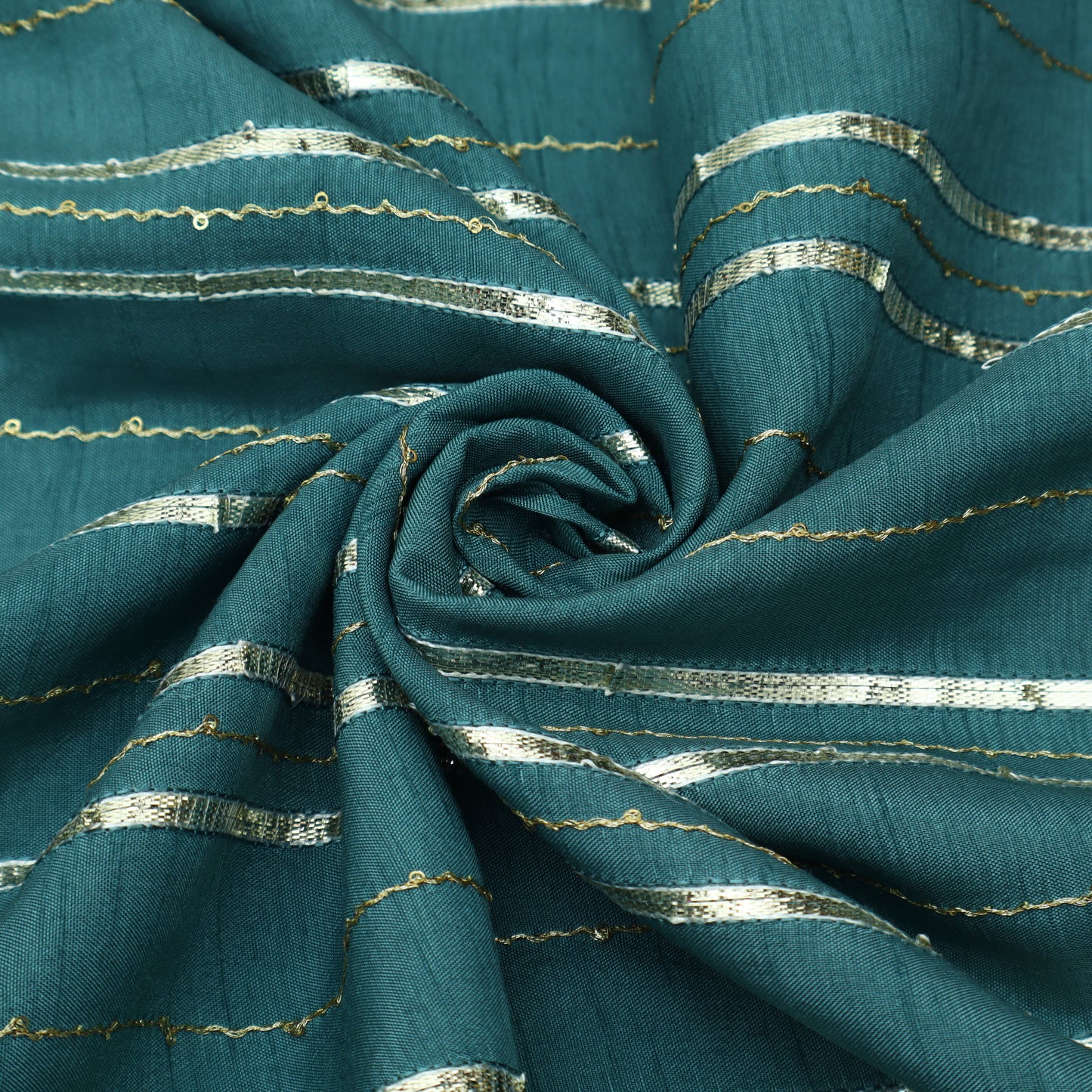 Slub Silk Gota Work Fabric