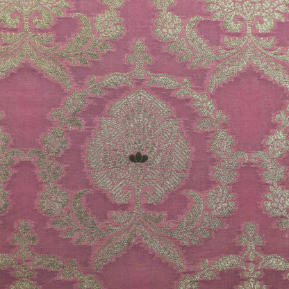 Pink Color Brocade Fabric