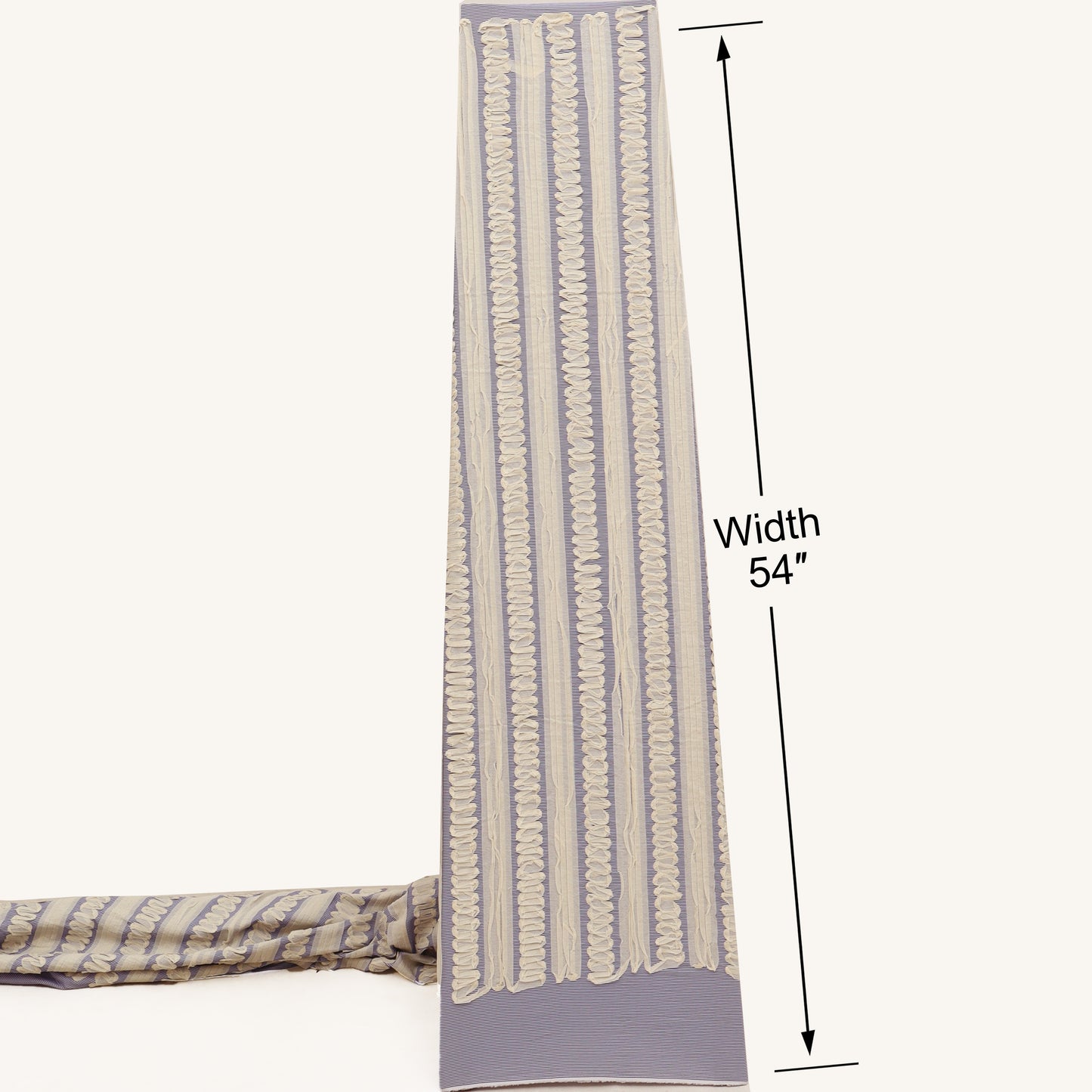Cotton Stripe Embroidery Fabric