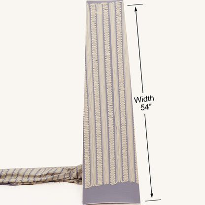 Cotton Stripe Embroidery Fabric