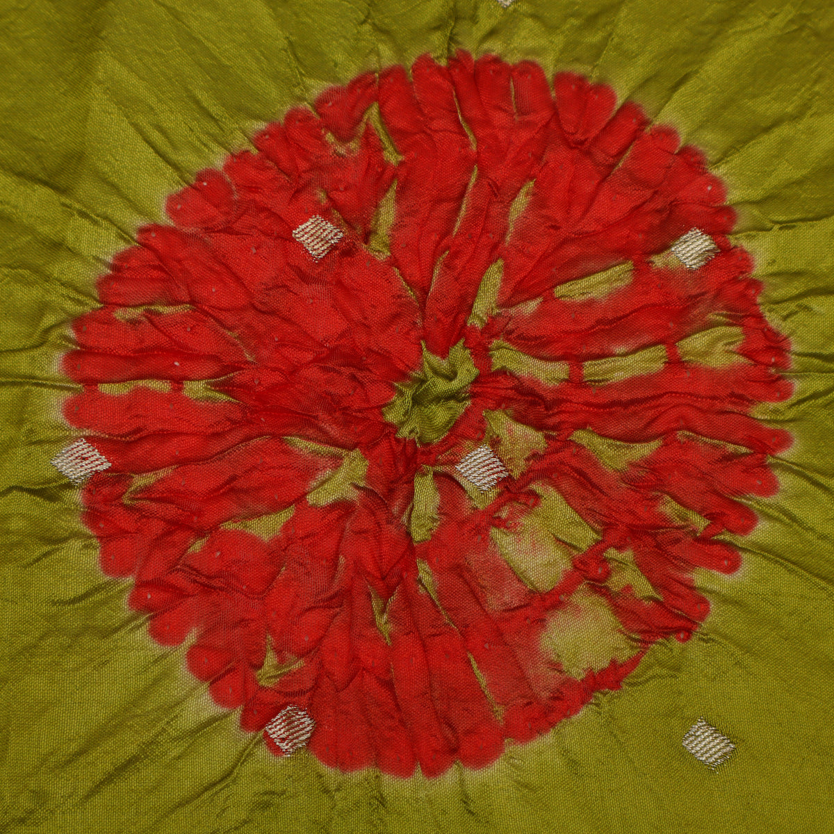 Pure Bandhani Brocade Fabric