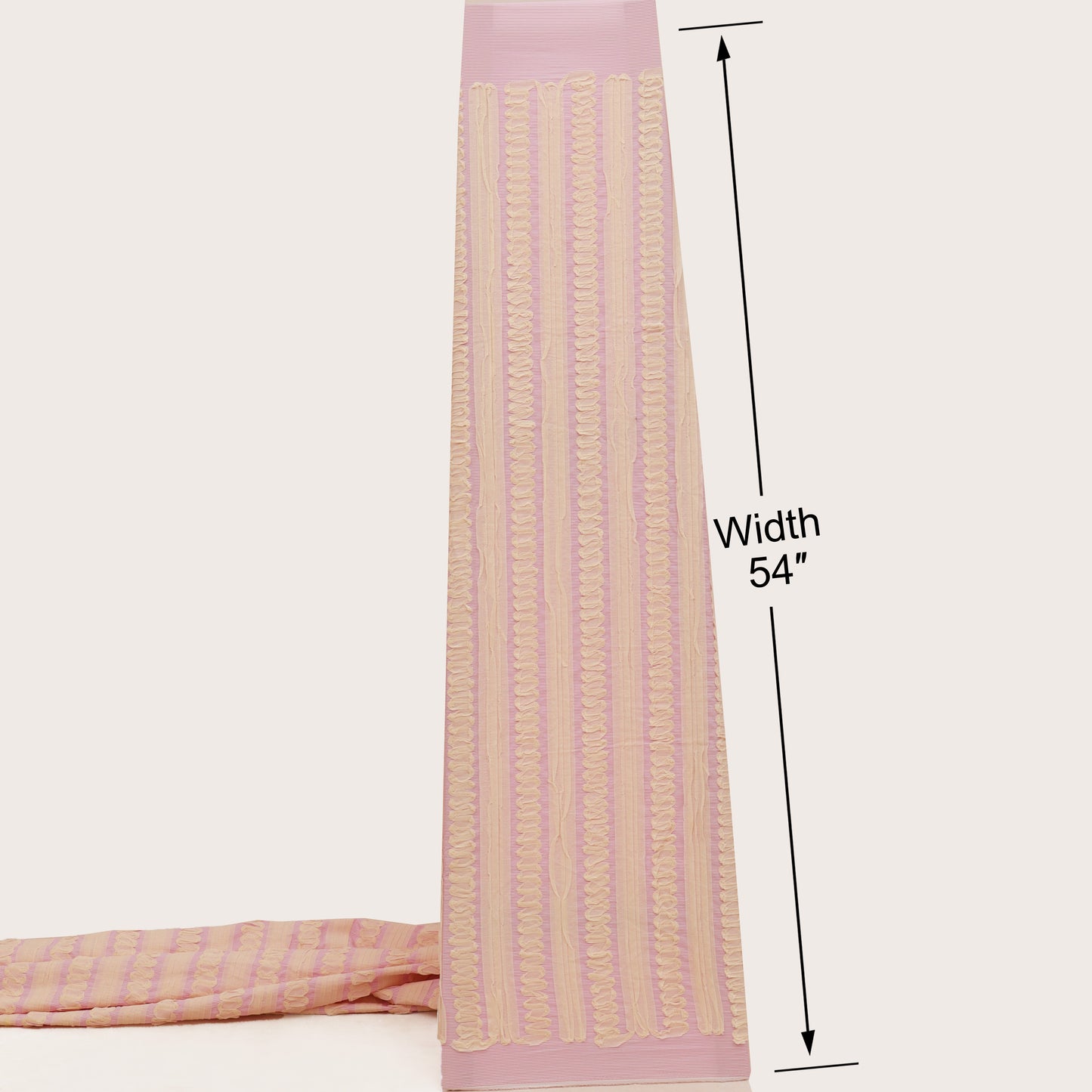Cotton Stripe Embroidery Fabric