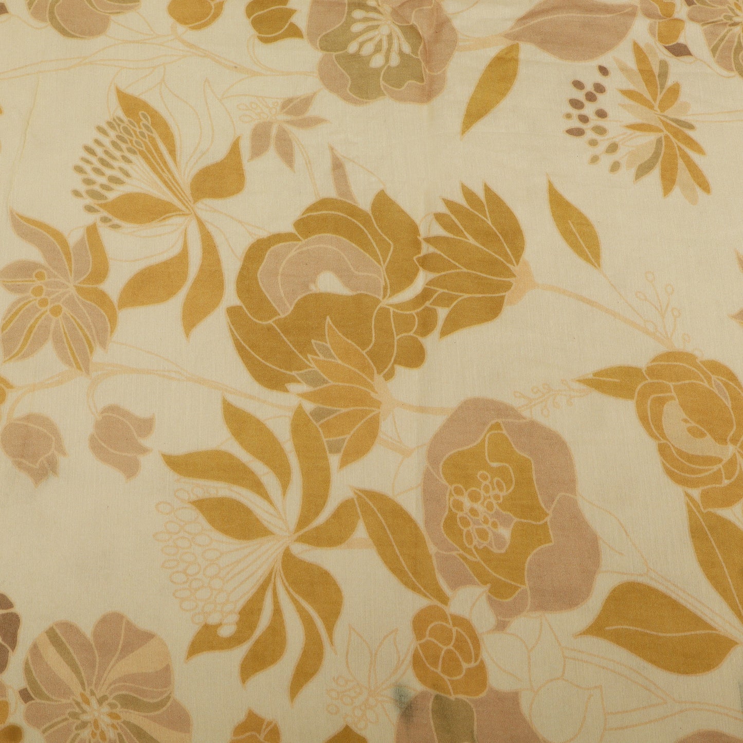 Mul Chanderi Print Fabric