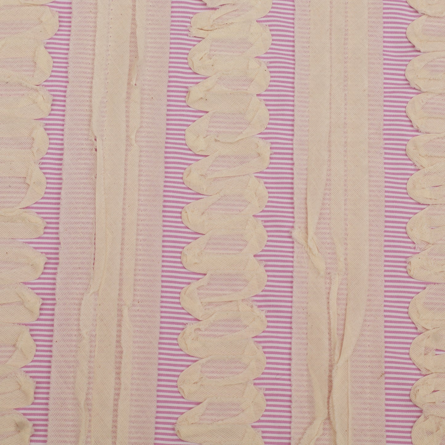 Cotton Stripe Embroidery Fabric
