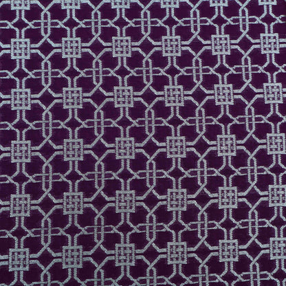 Purple Color Brocade Fabric