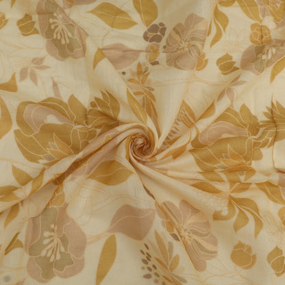 Mul Chanderi Print Fabric