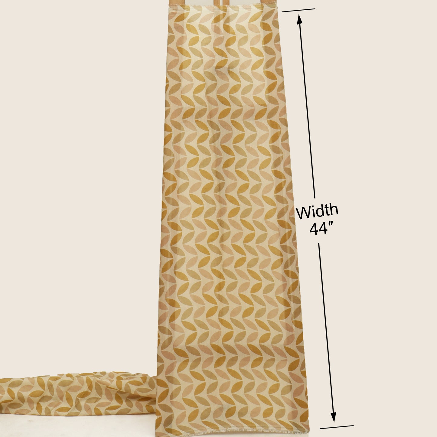 Mul Chanderi Print Fabric