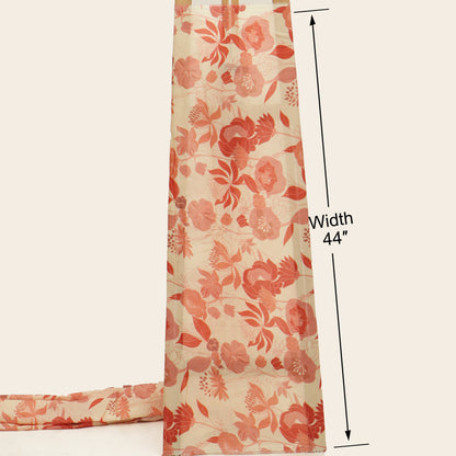 Mul Chanderi Print Fabric