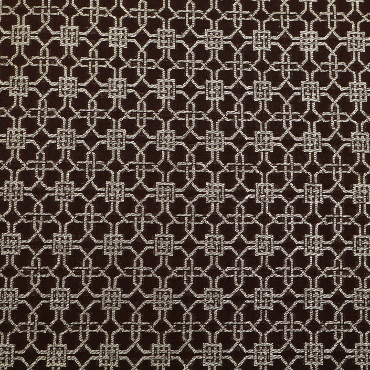 Rust Color Brocade Fabric