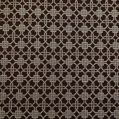 Rust Color Brocade Fabric