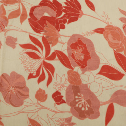 Mul Chanderi Print Fabric