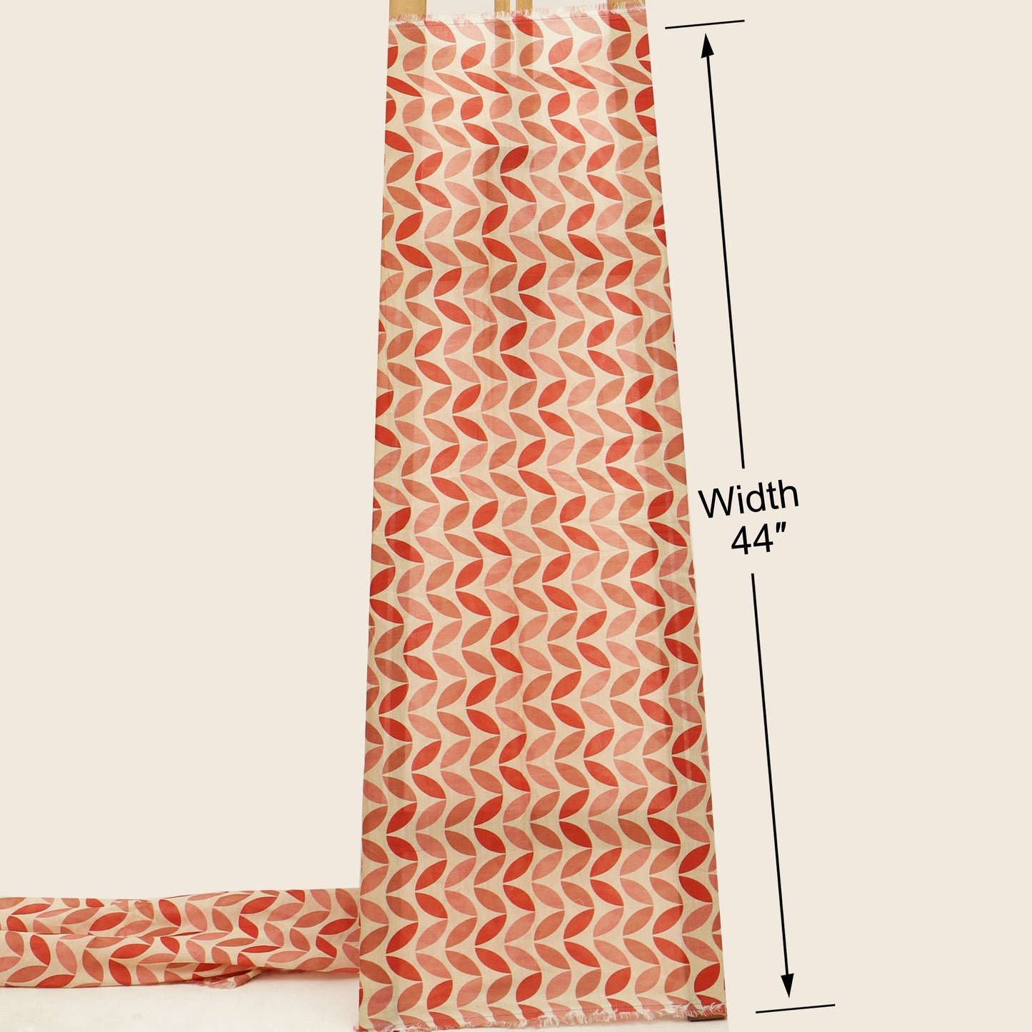 Mul Chanderi Print Fabric