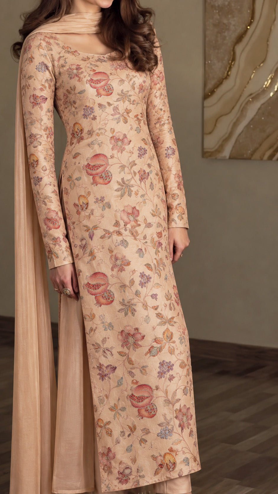 Pure Tussar Embroidery Fabric