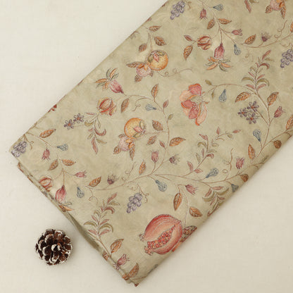 Pure Tussar Embroidery Fabric