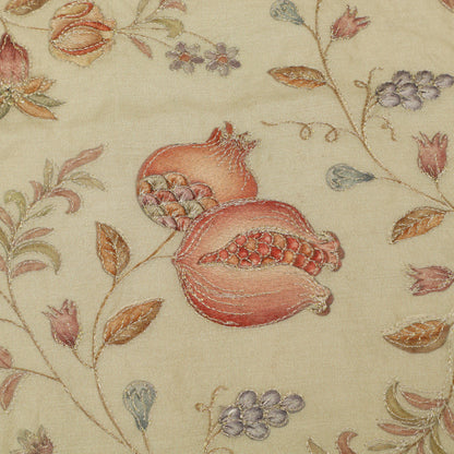 Pure Tussar Embroidery Fabric