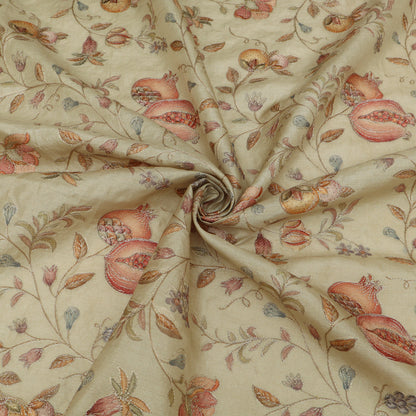 Pure Tussar Embroidery Fabric