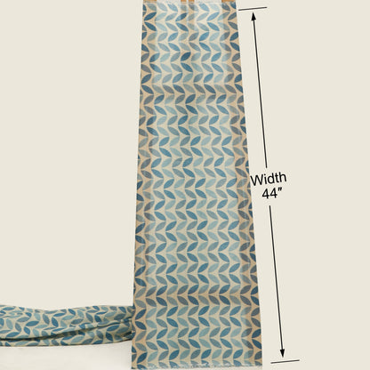 Mul Chanderi Print Fabric